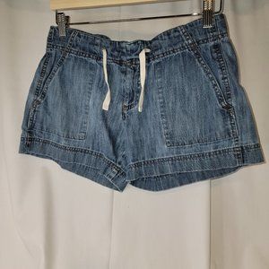 Gap Jeans Shorts - Drawstring - 4" inseam - Size 6 - Like New